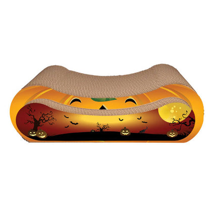 Scratch 'n Shapes Squished Pumpkin (2-in-1) Scratcher