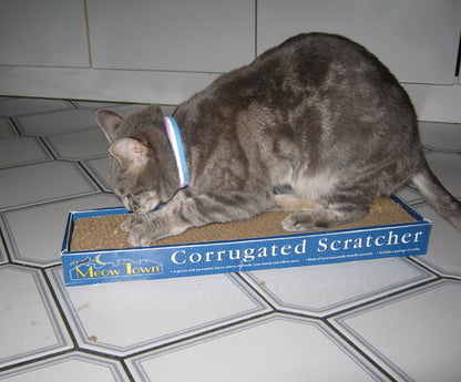 Meow Town Corrugated Scratcher