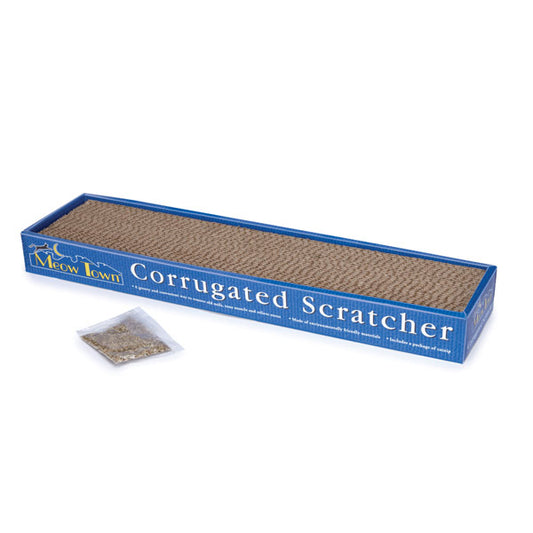 Meow Town Corrugated Scratcher