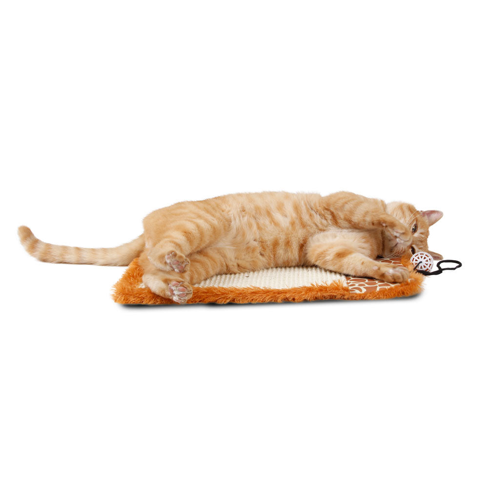 Sisal & Jute Hanging Cat Scratcher With Toy