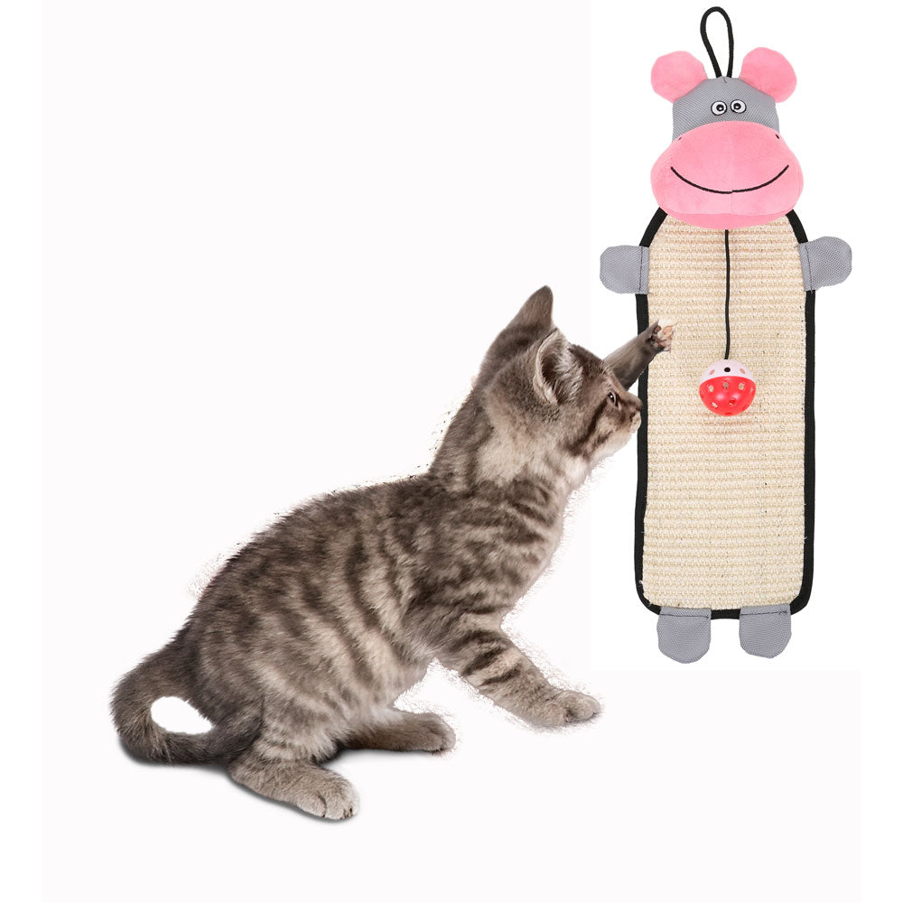 Sisal & Jute Hanging Cat Scratcher With Toy