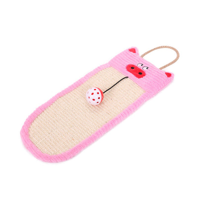 Sisal & Jute Hanging Cat Scratcher Lounge With Toy