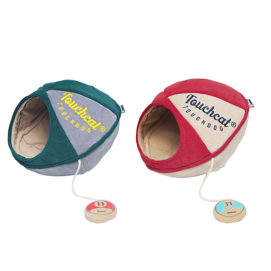 Oval Walk-Through Pet Bed With Toy