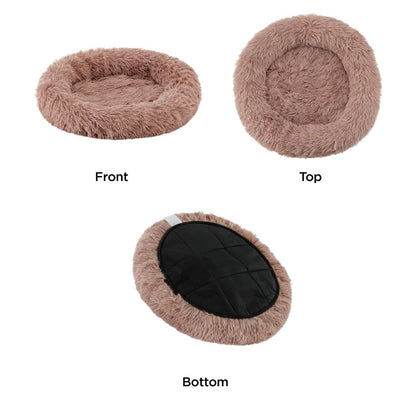 Calming Oval Cat Bed, Dusty Rose, 21X19