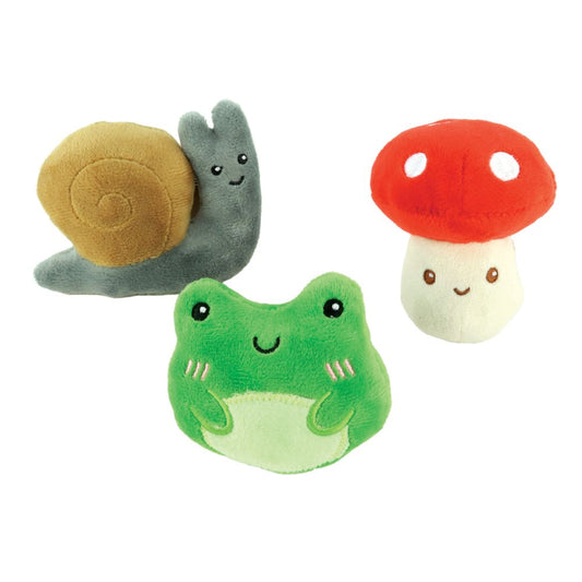 Li'l Pals 3 Pack Dog Toy Combo, Secret Garden, One Size